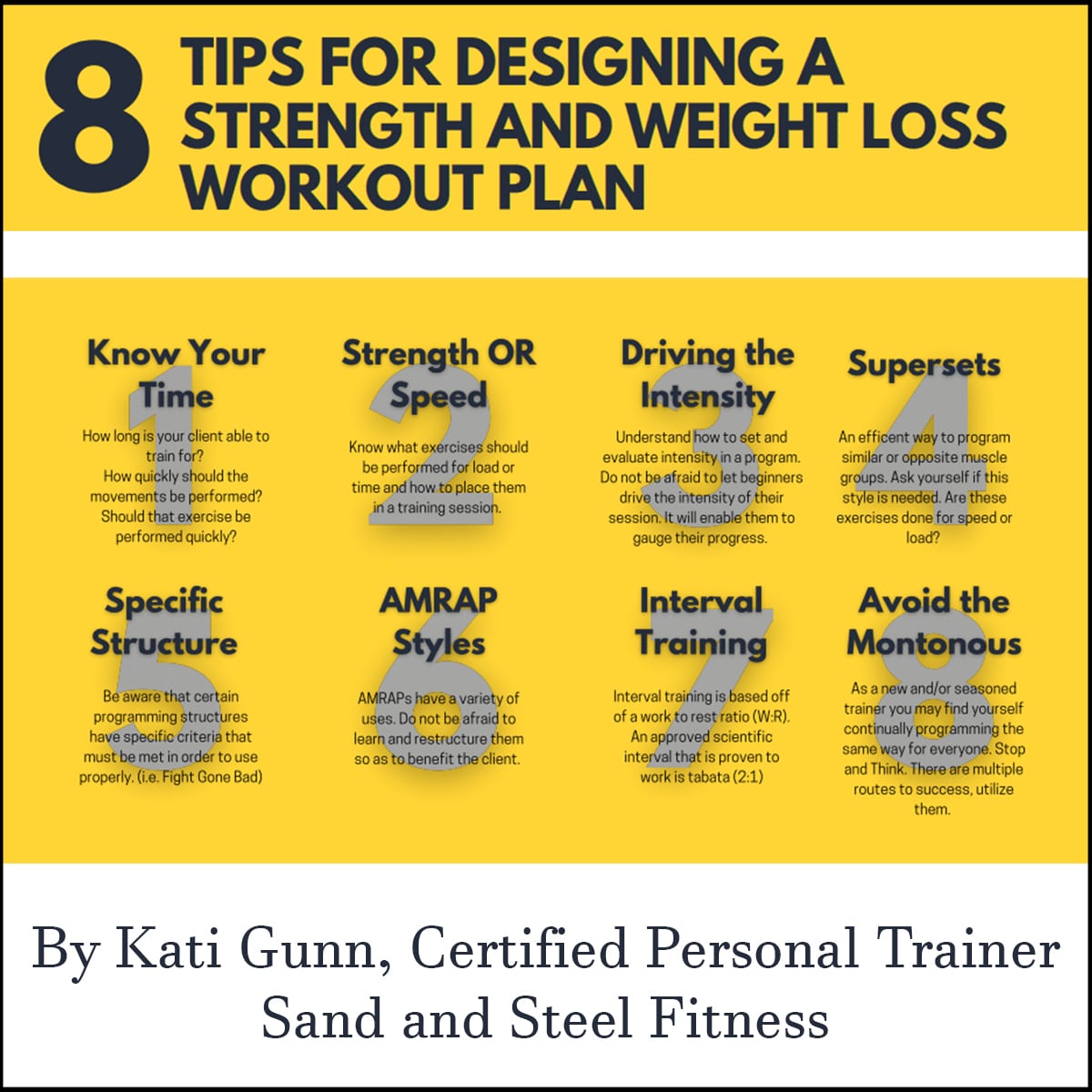 How to create a personalized strength training plan for weight loss