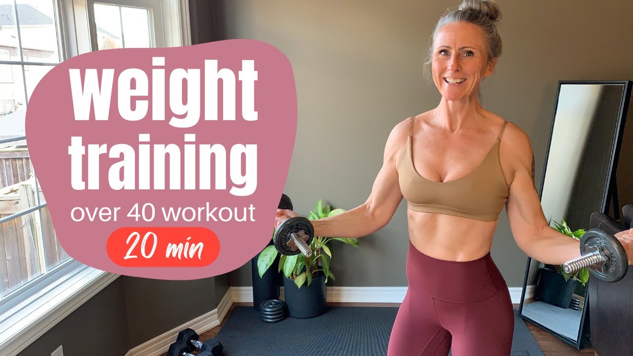 How to build muscle with weight training for women over 40